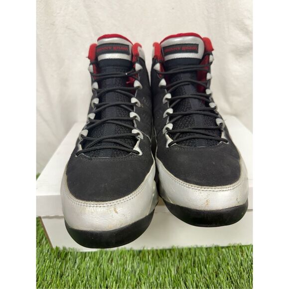 Size 11 - Jordan 9 Johnny Kilroy Grey Red Fire Clean - Picture 6 of 10